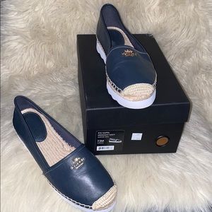 Coach  Leather Espadrilles